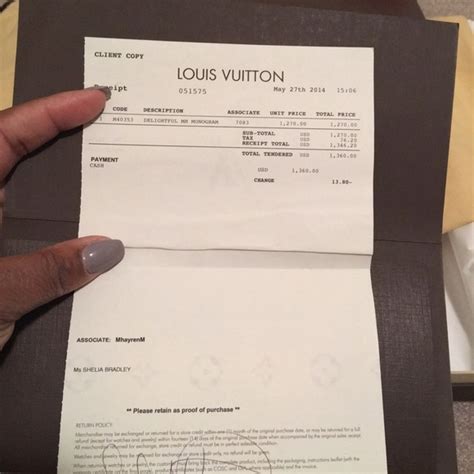 buy louis vuitton receipt|louis vuitton receipt maker.